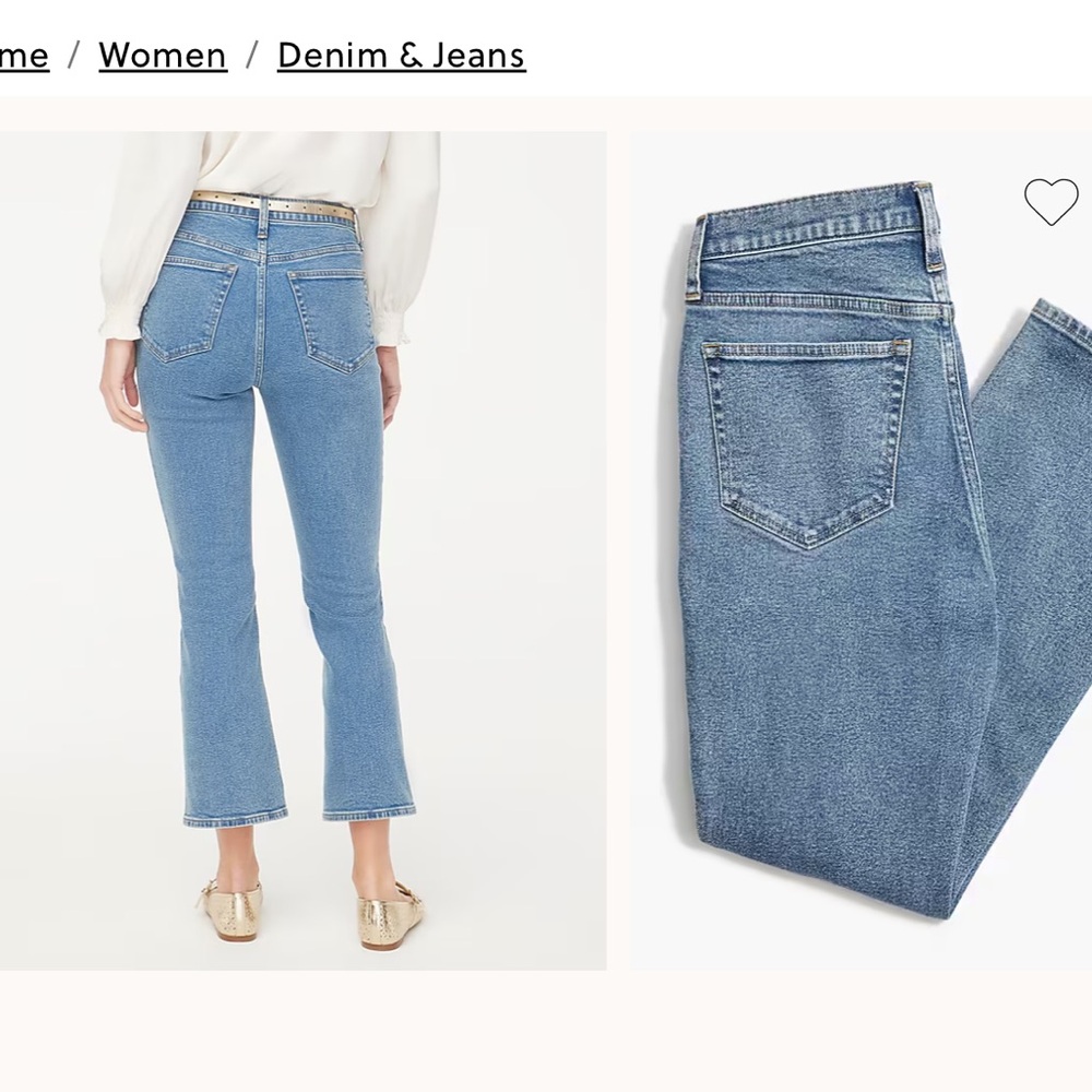 🎈 LAST CHANCE - J. Crew Mid-Rise Flare Crop - Picture 3 of 9